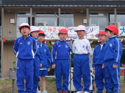 1年生の元気な開会のことば